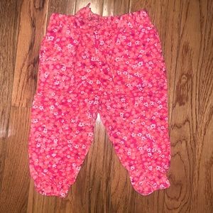 Toughskins 18 month girl floral pants